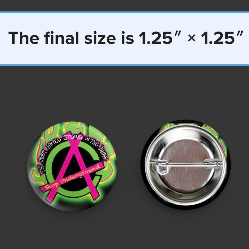 1.25” Most Hated Button Pin