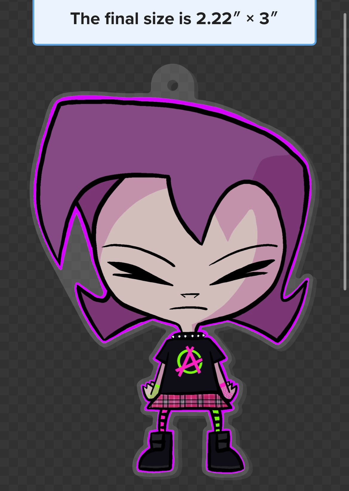 Invader Zim Ornament (Gaz)