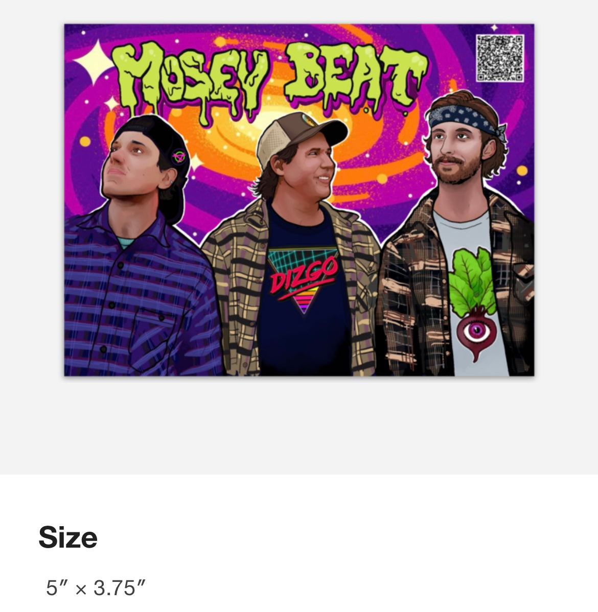 Mosey Beat Large Magnet