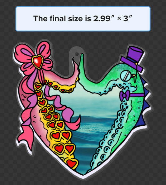 Tentacle Couple Ornament